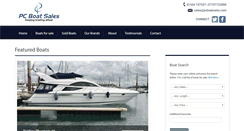 Desktop Screenshot of pcboatsales.com